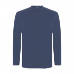 Camiseta de 100% algodón en punto para hombre 160 g/m2 Roly color azul vaquero