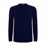 Camiseta de 100% algodón en punto para hombre 160 g/m2 Roly color azul marino