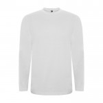 Camiseta de 100% algodón en punto para hombre 160 g/m2 Roly color blanco