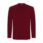 Camiseta de 100% algodón en punto para hombre 160 g/m2 Roly color burdeos