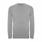 Camiseta de 100% algodón en punto para hombre 160 g/m2 Roly color gris claro jaspeado