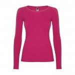 Camiseta para mujer de 100% algodón en punto 160 g/m2 Roly color fucsia