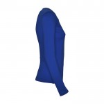 Camiseta para mujer de 100% algodón en punto 160 g/m2 Roly color azul real segunda vista lateral