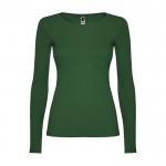 Camiseta para mujer de 100% algodón en punto 160 g/m2 Roly color verde botella