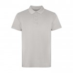 Polo unisex de manga corta con acabado lavado 200 g/m2 Roly Cobain color gris