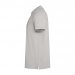 Polo unisex de manga corta con acabado lavado 200 g/m2 Roly Cobain color gris vista lateral