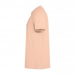 Polo unisex de manga corta con acabado lavado 200 g/m2 Roly Cobain color coral vista lateral