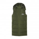 Chaleco térmico acolchado de poliéster con capucha para mujer Roly color verde militar