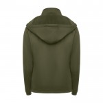 Chaqueta impermeable ligera unisex de poliéster 85 g/m2 Roly color verde militar segunda vista trasera
