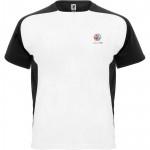 Camiseta deportiva unisex en manga corta de poliéster 140 g/m2 Roly vista impresión serigrafía