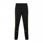 Chándal unisex de poliéster bicolor con colores a juego 225 g/m2 Roly color verde lima segunda vista frontal