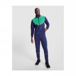 Chándal unisex de poliéster bicolor con colores a juego 225 g/m2 Roly color verde lima imagen de estilo de vida
