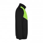 Chándal unisex de poliéster bicolor con colores a juego 225 g/m2 Roly color verde lima segunda vista lateral
