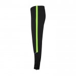 Chándal unisex de poliéster bicolor con colores a juego 225 g/m2 Roly color verde lima tercera vista lateral