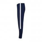 Chándal unisex de poliéster bicolor con colores a juego 225 g/m2 Roly color blanco tercera vista lateral