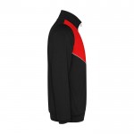 Chándal unisex de poliéster bicolor con colores a juego 225 g/m2 Roly color rojo segunda vista lateral