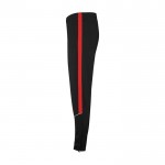 Chándal unisex de poliéster bicolor con colores a juego 225 g/m2 Roly color rojo tercera vista lateral