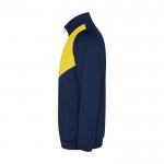 Chándal unisex de poliéster bicolor con colores a juego 225 g/m2 Roly color amarillo vista lateral