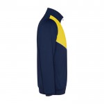 Chándal unisex de poliéster bicolor con colores a juego 225 g/m2 Roly color amarillo segunda vista lateral