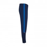 Chándal unisex de poliéster bicolor con colores a juego 225 g/m2 Roly color azul real cuarta vista lateral