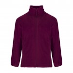 Chaqueta polar de poliéster con cuello alto para hombre 300 g/m2 Roly color burdeos