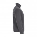 Chaqueta polar de poliéster con cuello alto para hombre 300 g/m2 Roly color gris oscuro segunda vista lateral