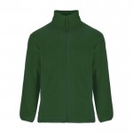 Chaqueta polar de poliéster con cuello alto para hombre 300 g/m2 Roly color verde botella