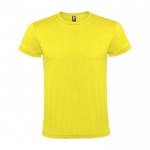 Camiseta unisex de algodón 100% en manga corta 150 g/m2 Roly color amarillo