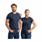 Camiseta unisex de algodón 100% en manga corta 150 g/m2 Roly color naranja imagen de estilo de vida 2