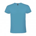 Camiseta unisex de algodón 100% en manga corta 150 g/m2 Roly color turquesa