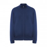 Jersey de cuello perkins de algodón y poliéster unisex 280 g/m2 Roly color azul real