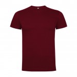 Camiseta de manga corta de algodón para hombre 165 g/m2 Roly color burdeos