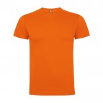 Camiseta de manga corta de algodón para hombre 165 g/m2 Roly color naranja