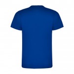Camiseta de manga corta de algodón para hombre 165 g/m2 Roly color azul segunda vista trasera