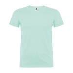 Camiseta de algodón 100% en punto para hombre 155 g/m2 Roly color verde menta