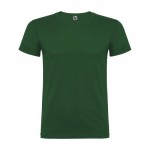 Camiseta de algodón 100% en punto para hombre 155 g/m2 Roly color verde botella