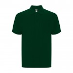 Polo piqué de algodón y poliéster con bolsillo unisex 190 g/m2 Roly color verde botella