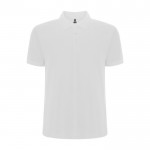Polo de algodón y poliéster en piqué para hombre 190 g/m2 Roly color blanco