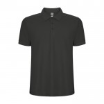 Polo de algodón y poliéster en piqué para hombre 190 g/m2 Roly color grafito