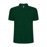 Polo de algodón y poliéster en piqué para hombre 190 g/m2 Roly color verde botella