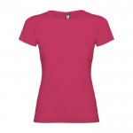 Camiseta de 100% punto de algodón para mujer 155 g/m2 Roly color fucsia