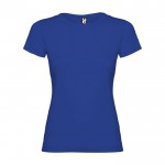 Camiseta de 100% punto de algodón para mujer 155 g/m2 Roly color azul real