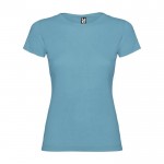 Camiseta de 100% punto de algodón para mujer 155 g/m2 Roly color turquesa