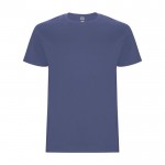 Camiseta de algodón 100% en punto para hombre 190 g/m2 Roly color azul vaquero