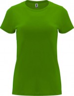 Camiseta de 100% algodón en punto para mujer 170 g/m2 Roly color verde pasto