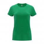 Camiseta de 100% algodón en punto para mujer 170 g/m2 Roly color verde