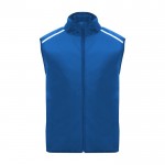 Chaleco de running cortavientos y transpirable unisex 70 g/m2 Roly color azul real
