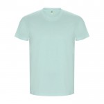 Camiseta de 100% algodón orgánico para hombre 160 g/m2 Roly color verde menta
