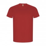Camiseta de 100% algodón orgánico para hombre 160 g/m2 Roly color rojo