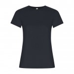 Camiseta de 100% algodón orgánico para mujer 160 g/m2 Roly color grafito